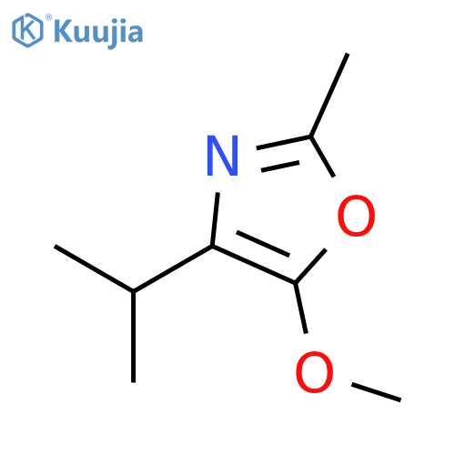 Oxazole, 5-methoxy-2-methyl-4-(1-methylethyl)- structure