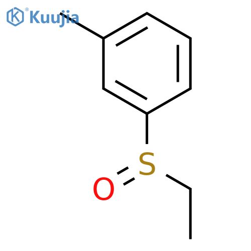 Benzene, 1-(ethylsulfinyl)-3-methyl-, (+)- structure