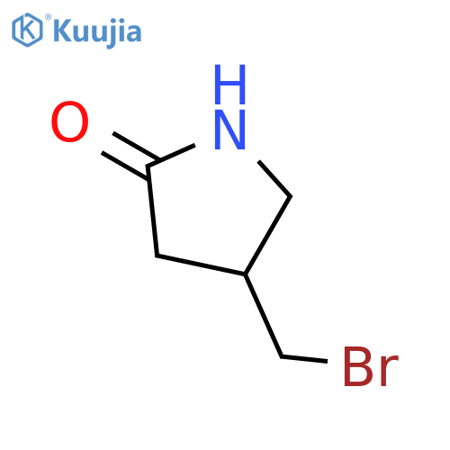 4-(bromomethyl)pyrrolidin-2-one structure