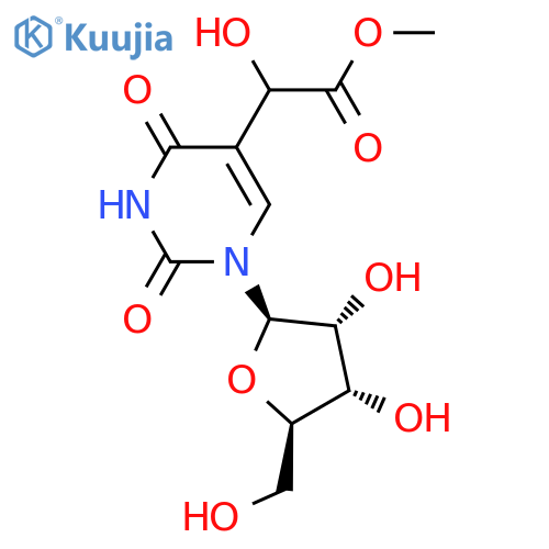 5-(Carboxyhydroxymethyl)uridine Methyl Ester structure