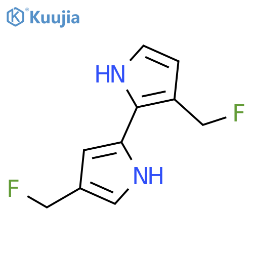 2,2'-Bi-1H-pyrrole, 3,4'-bis(fluoromethyl)- structure