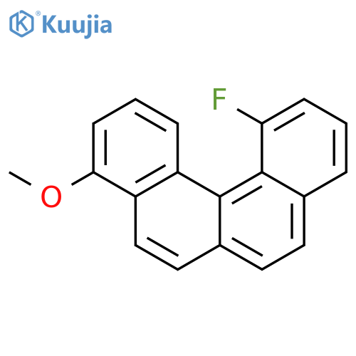 Benzo[c]phenanthrene, 1-fluoro-9-methoxy- structure