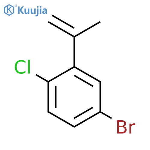 4-Bromo-1-chloro-2-(prop-1-en-2-yl)benzene structure