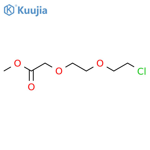 Methyl 2-(2-(2-chloroethoxy)ethoxy)acetate structure