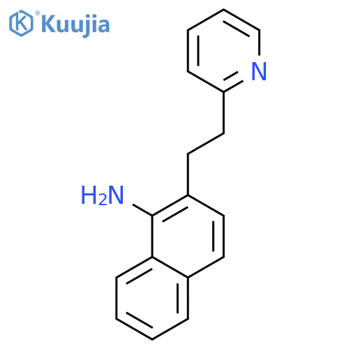 2-(2-pyridin-2-ylethyl)naphthalen-1-amine structure
