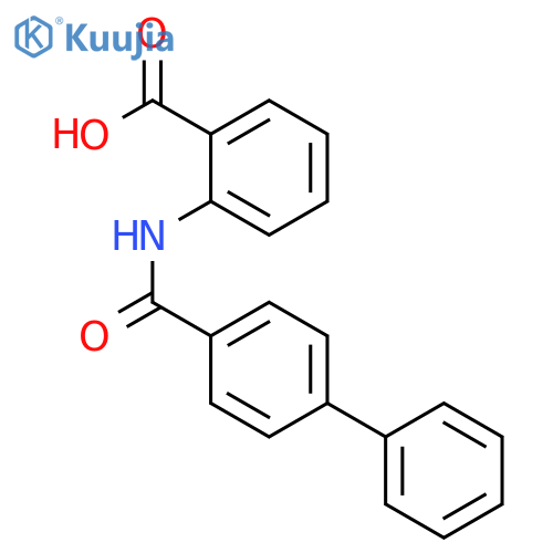 Benzoic acid, 2-[([1,1'-biphenyl]-4-ylcarbonyl)amino]- structure