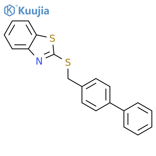 Benzothiazole, 2-[([1,1'-biphenyl]-4-ylmethyl)thio]- structure