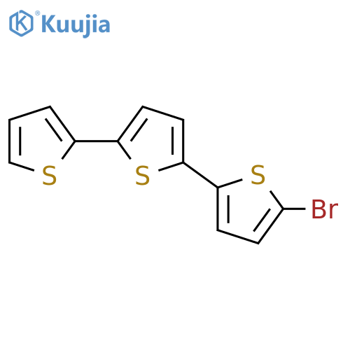 2-bromo-5-(5-thiophen-2-ylthiophen-2-yl)thiophene structure