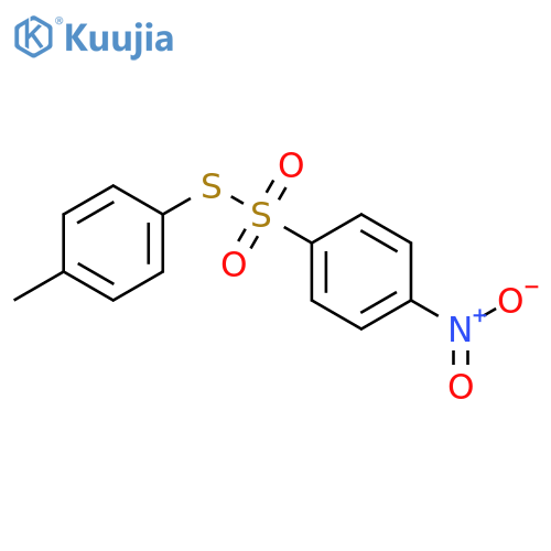 1-methyl-4-(4-nitrophenyl)sulfonylsulfanylbenzene structure