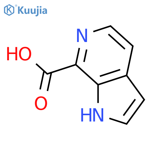 1H-Pyrrolo[2,3-c]pyridine-7-carboxylic acid structure
