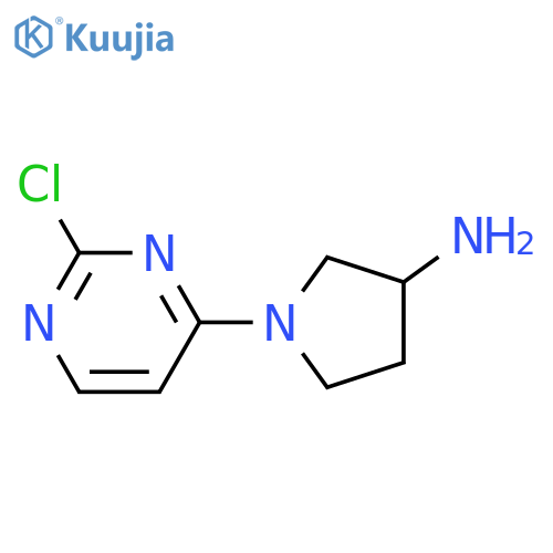 1-(2-Chloropyrimidin-4-yl)pyrrolidin-3-amine structure