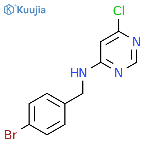 N-(4-Bromobenzyl)-6-chloropyrimidin-4-amine structure