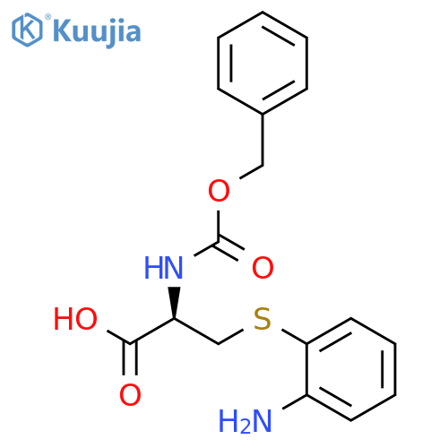 L-Cysteine, S-(2-aminophenyl)-N-[(phenylmethoxy)carbonyl]- structure