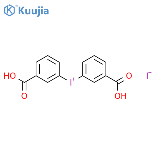 Iodonium, bis(3-carboxyphenyl)-, iodide structure