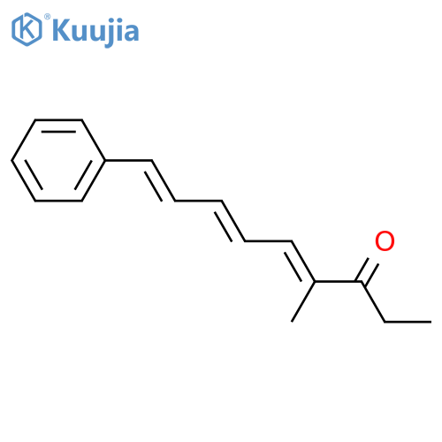 4-Methyl-9-phenyl-6,8-nonadien-3-one; (4S,6E,8E)-form, 4,5-Didehydro(E-) structure