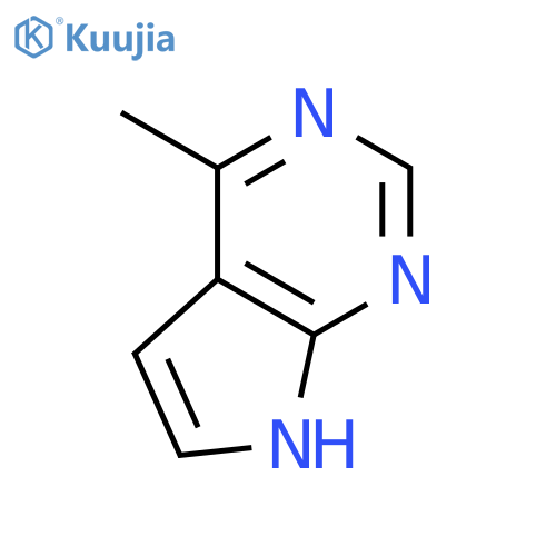 4-Methyl-7H-pyrrolo[2,3-d]pyrimidine structure