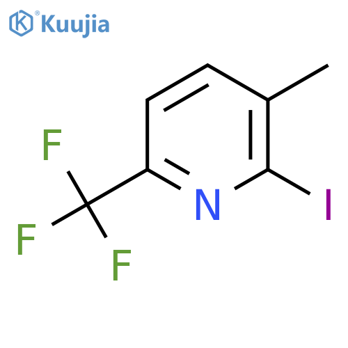 Pyridine, 2-iodo-3-methyl-6-(trifluoromethyl)- structure