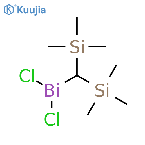 Bismuthine, [bis(trimethylsilyl)methyl]dichloro- structure