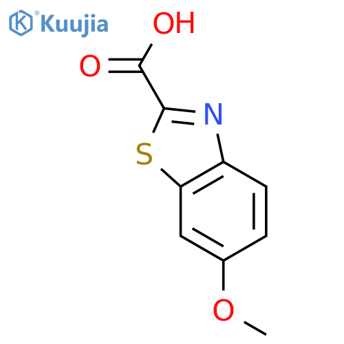 6-Methoxybenzothiazole-2-carboxylic Acid Anionsodium Salt structure