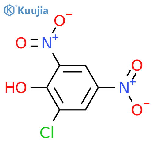 2-Chloro-4,6-dinitrophenol structure