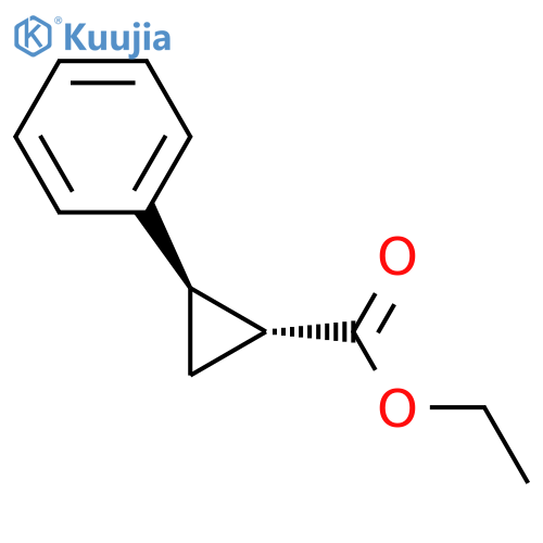 Ethyl trans-2-phenylcyclopropanecarboxylate structure