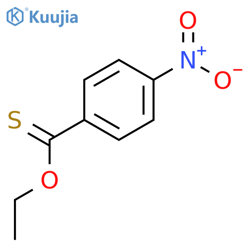 Benzenecarbothioic acid, 4-nitro-, O-ethyl ester structure