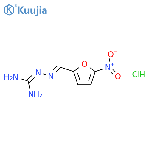 1-(5-Nitrofurfurylidene)aminoguanidine Hydrochloride structure