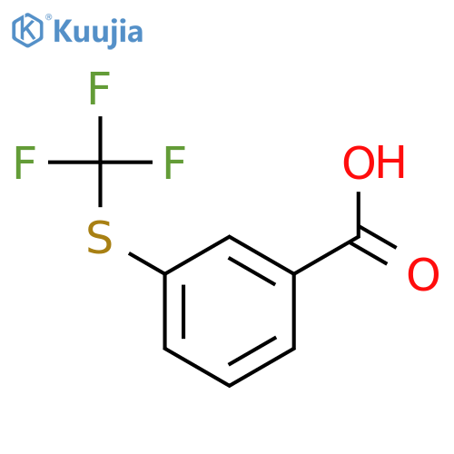 3-[(trifluoromethyl)sulfanyl]benzoic acid structure