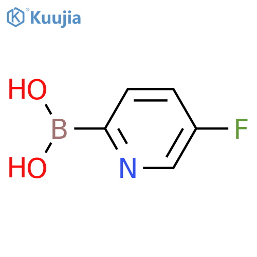 (5-fluoropyridin-2-yl)boronic acid structure