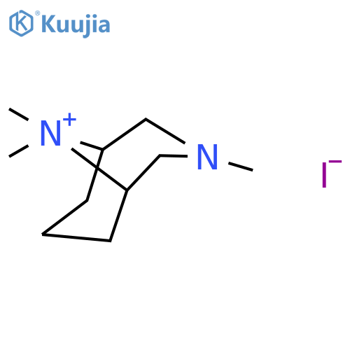 3,9,9-trimethyl-3-aza-9-azoniabicyclo[3.3.1]nonane iodide structure