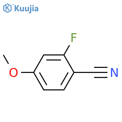 2-Fluoro-4-methoxybenzonitrile structure