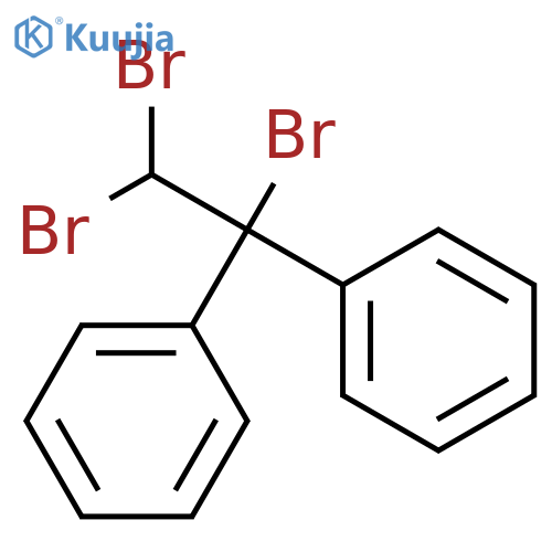 Benzene, 1,1'-(1,2,2-tribromoethylidene)bis- structure