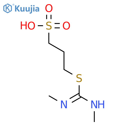 1-Propanesulfonic acid, 3-[[(methylamino)(methylimino)methyl]thio]- structure