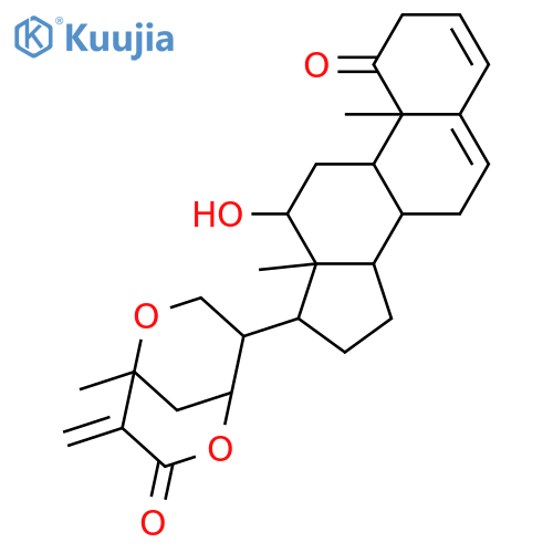 21,24-Epoxy-12-hydroxy-1-oxowitha-2,5,25(27)-trienolide; (12β,22R,24R)-form, Δ3-Isomer structure