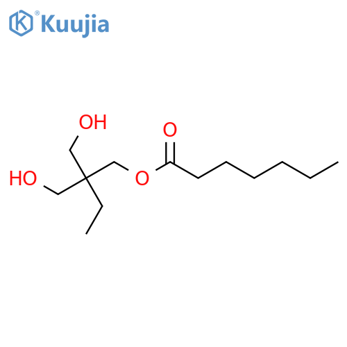 Heptanoic acid, 2,2-bis(hydroxymethyl)butyl ester structure