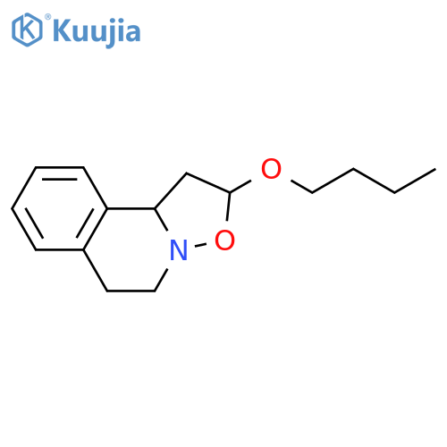 2H-Isoxazolo[3,2-a]isoquinoline, 2-butoxy-1,5,6,10b-tetrahydro- structure