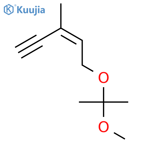 3-Penten-1-yne, 5-(1-methoxy-1-methylethoxy)-3-methyl-, (Z)- structure