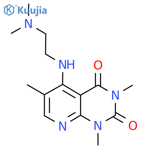 5-{2-(dimethylamino)ethylamino}-1,3,6-trimethyl-1H,2H,3H,4H-pyrido2,3-dpyrimidine-2,4-dione structure