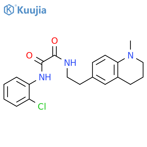 N'-(2-chlorophenyl)-N-2-(1-methyl-1,2,3,4-tetrahydroquinolin-6-yl)ethylethanediamide structure
