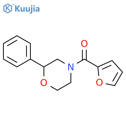 4-(furan-2-carbonyl)-2-phenylmorpholine structure