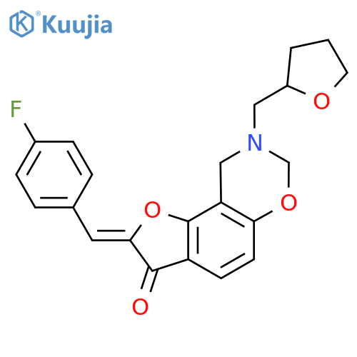 (4Z)-4-(4-fluorophenyl)methylidene-12-(oxolan-2-yl)methyl-3,10-dioxa-12-azatricyclo7.4.0.0^{2,6}trideca-1(9),2(6),7-trien-5-one structure