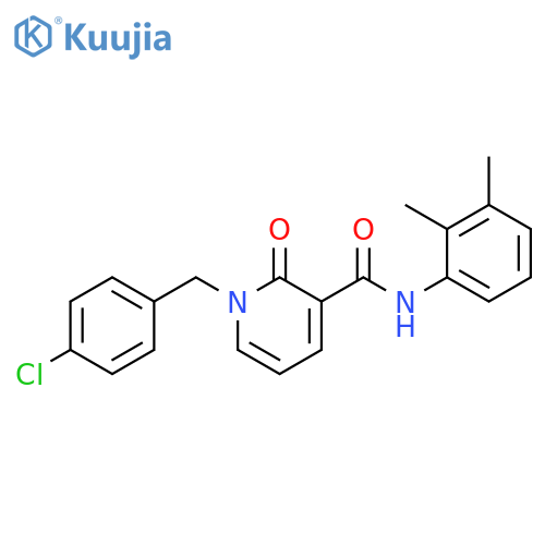 1-(4-chlorophenyl)methyl-N-(2,3-dimethylphenyl)-2-oxo-1,2-dihydropyridine-3-carboxamide structure