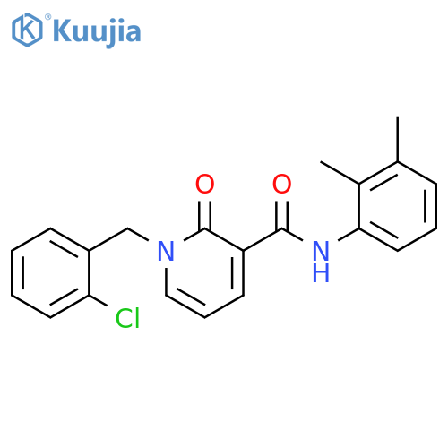 1-(2-chlorophenyl)methyl-N-(2,3-dimethylphenyl)-2-oxo-1,2-dihydropyridine-3-carboxamide structure