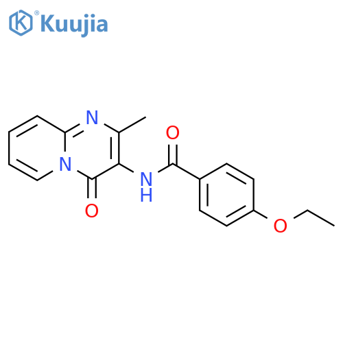 4-ethoxy-N-{2-methyl-4-oxo-4H-pyrido1,2-apyrimidin-3-yl}benzamide structure