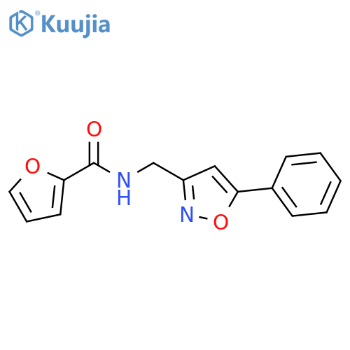 N-(5-phenyl-1,2-oxazol-3-yl)methylfuran-2-carboxamide structure
