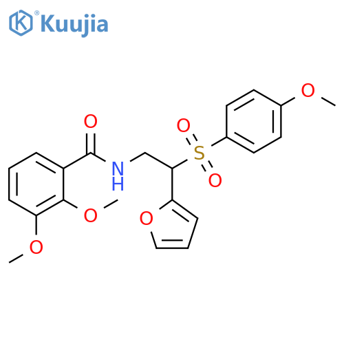 N-2-(furan-2-yl)-2-(4-methoxybenzenesulfonyl)ethyl-2,3-dimethoxybenzamide structure