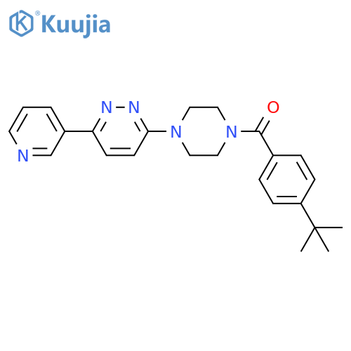 3-4-(4-tert-butylbenzoyl)piperazin-1-yl-6-(pyridin-3-yl)pyridazine structure