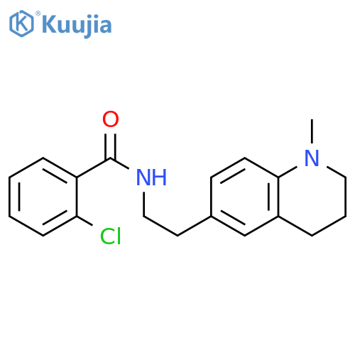 2-chloro-N-2-(1-methyl-1,2,3,4-tetrahydroquinolin-6-yl)ethylbenzamide structure