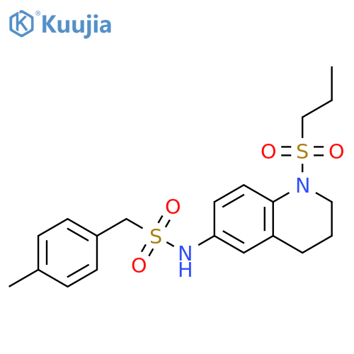 1-(4-methylphenyl)-N-1-(propane-1-sulfonyl)-1,2,3,4-tetrahydroquinolin-6-ylmethanesulfonamide structure