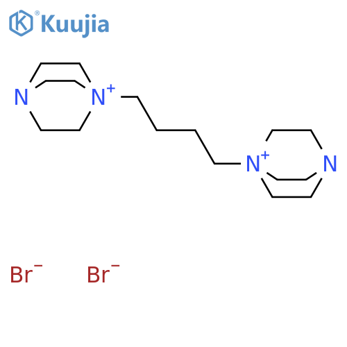 1,1'-(Butane-1,4-diyl)bis4-aza-1-azoniabicyclo2.2.2octane Dibromide structure